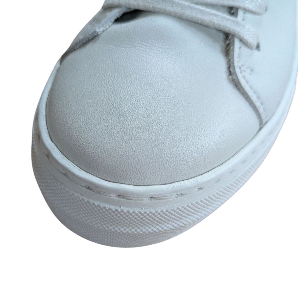 ABLE Emmy Bone/Cheetah Leather Sneakers Size 10 - Picture 9 of 13